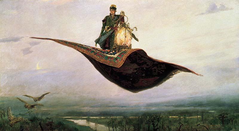 Viktor Vasnetsov Flying Carpet 1880